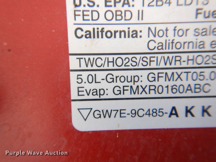 image for item DK8074 2016 Ford F150  pickup truck