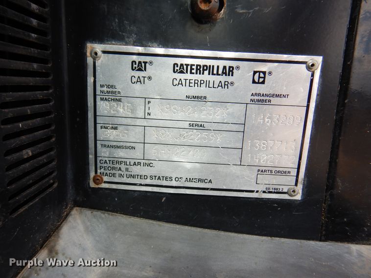 image for item DK8089 2001 Caterpillar 924G  wheel loader