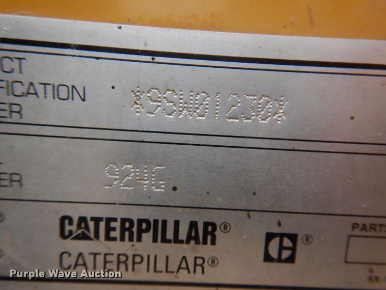 image for item DK8089 2001 Caterpillar 924G  wheel loader