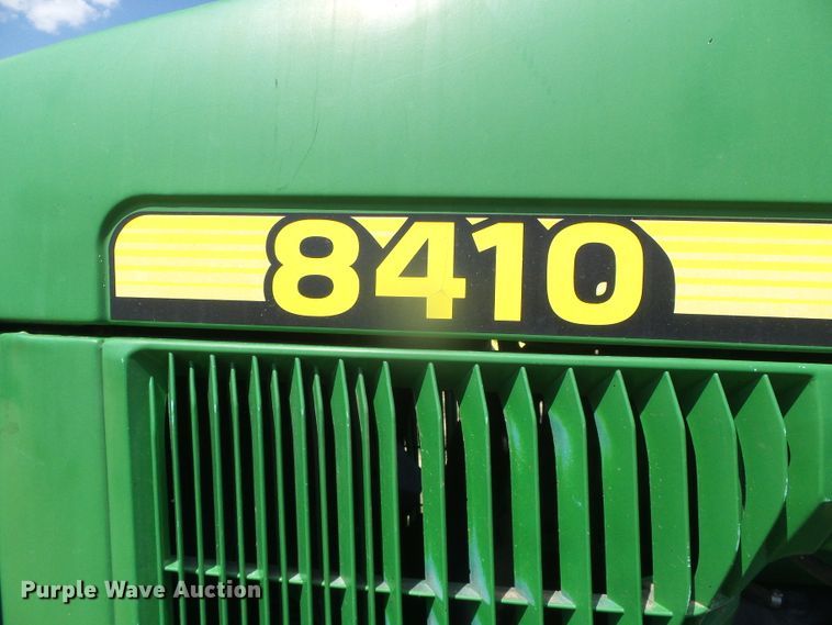 image for item GR9490 2000 John Deere 8410  MFWD tractor