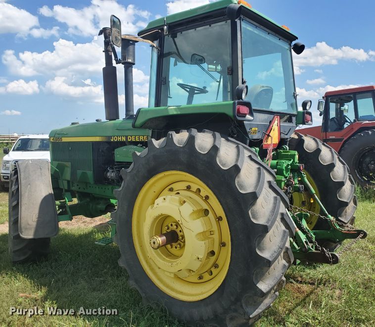 image for item JM9646 1990 John Deere 4955  MFWD tractor