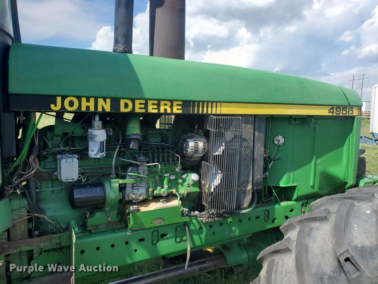 image for item JM9646 1990 John Deere 4955  MFWD tractor