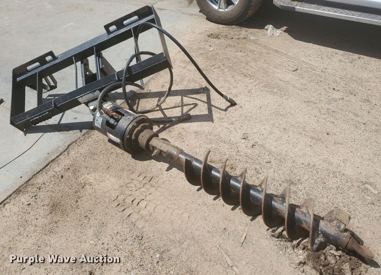 image for item JM9647 John Deere Worksite Pro PA30  9" diameter skid steer post hole auger