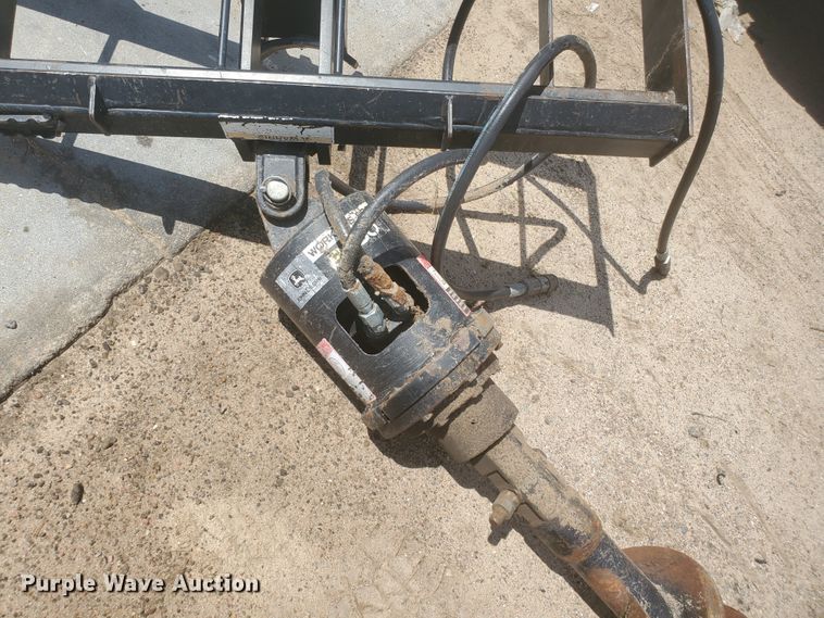 image for item JM9647 John Deere Worksite Pro PA30  9" diameter skid steer post hole auger