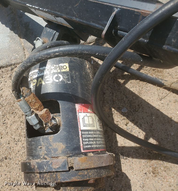 image for item JM9647 John Deere Worksite Pro PA30  9" diameter skid steer post hole auger