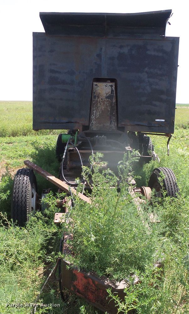 image for item JM9652 Shopbuilt  end dump trailer