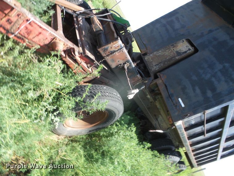 image for item JM9652 Shopbuilt  end dump trailer