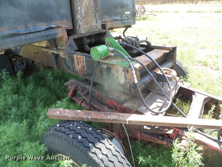 image for item JM9652 Shopbuilt  end dump trailer