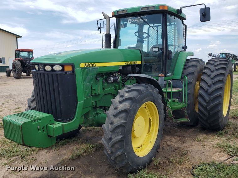 image for item JM9665 1995 John Deere 8300  MFWD tractor