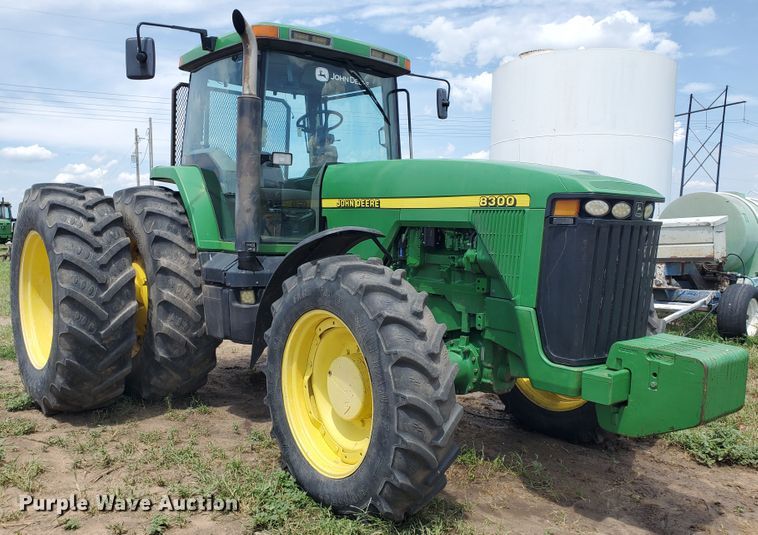 image for item JM9665 1995 John Deere 8300  MFWD tractor