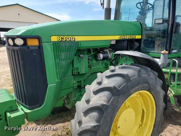 image for item JM9665 1995 John Deere 8300  MFWD tractor