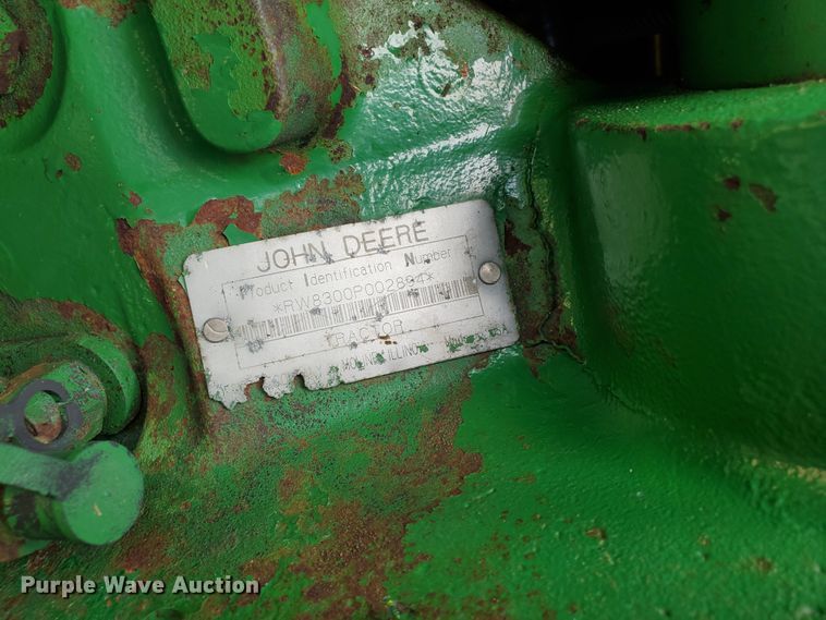 image for item JM9665 1995 John Deere 8300  MFWD tractor
