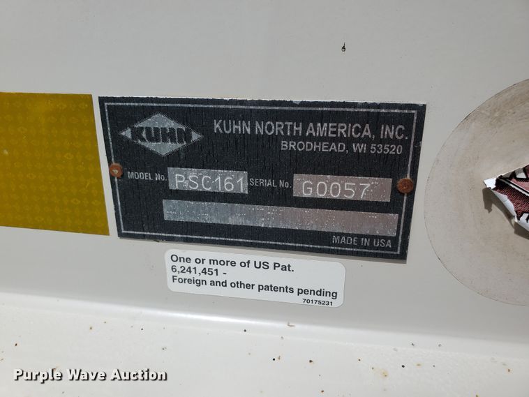 image for item JM9667 Kuhn Knight Prospread PSC161  manure spreader