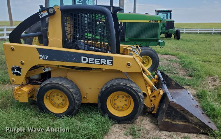 image for item JM9671 2008 John Deere 317  skid steer loader