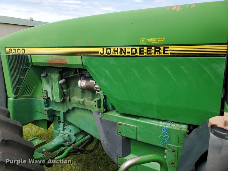 image for item JM9673 1995 John Deere 8300  MFWD tractor