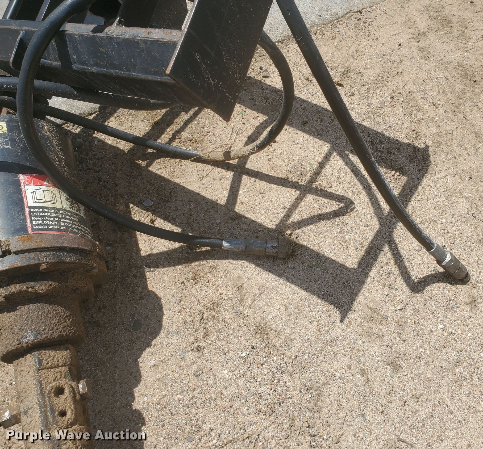 John Deere Worksite Pro PA30 9" diameter skid steer post hole auger in