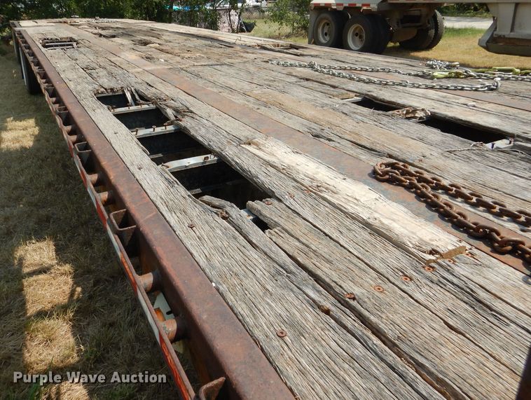 image for item DJ8863 2000 Nabors DFF  drop deck equipment trailer