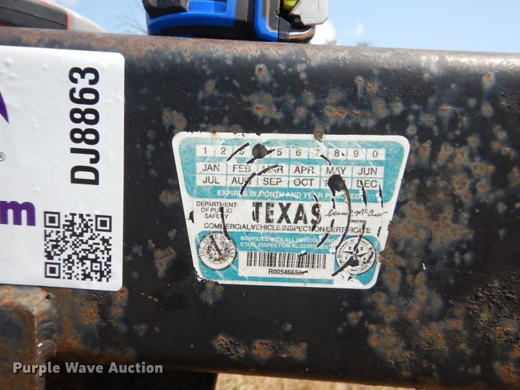 image for item DJ8863 2000 Nabors DFF  drop deck equipment trailer