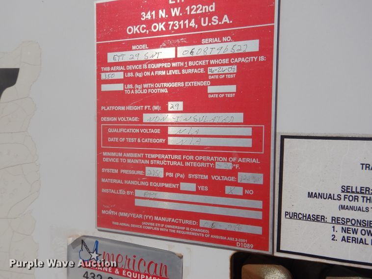 image for item DJ8870 2008 Ford F350 Super Duty  bucket truck