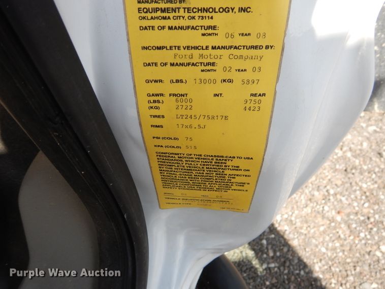 image for item DJ8870 2008 Ford F350 Super Duty  bucket truck