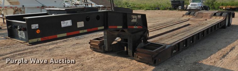 image for item DK2282 1986 Eager Beaver 35GHG-BR  lowboy equipment trailer