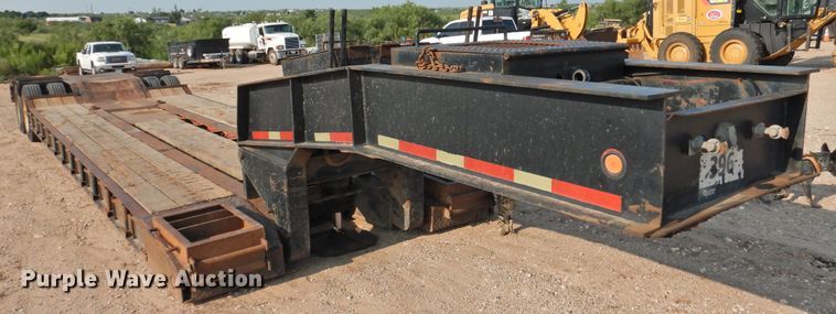 image for item DK2282 1986 Eager Beaver 35GHG-BR  lowboy equipment trailer