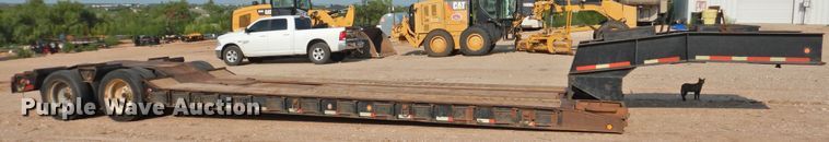 image for item DK2282 1986 Eager Beaver 35GHG-BR  lowboy equipment trailer