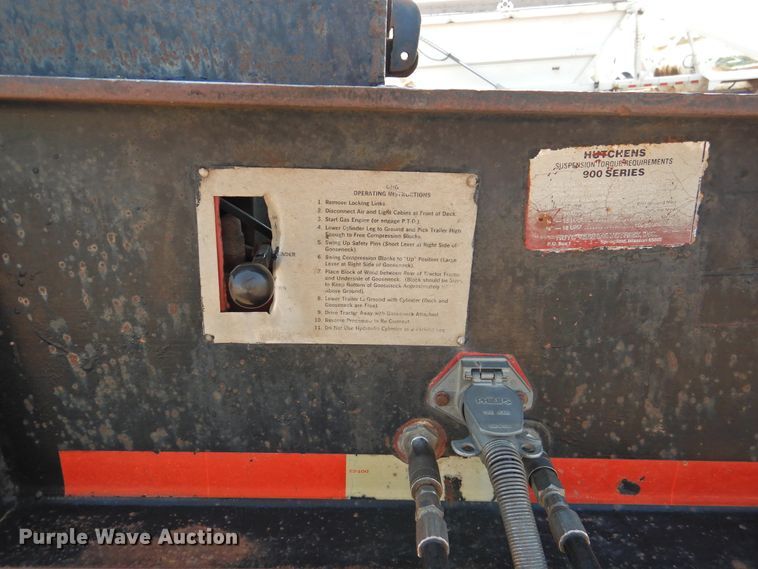 image for item DK2282 1986 Eager Beaver 35GHG-BR  lowboy equipment trailer