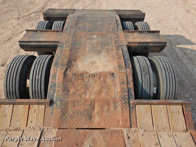 image for item DK2282 1986 Eager Beaver 35GHG-BR  lowboy equipment trailer