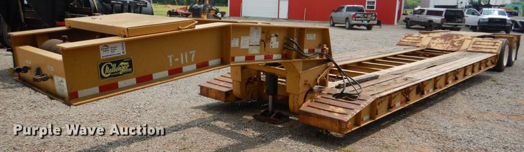 image for item DL0518 2010 Witzco Challenger RG35  lowboy equipment trailer
