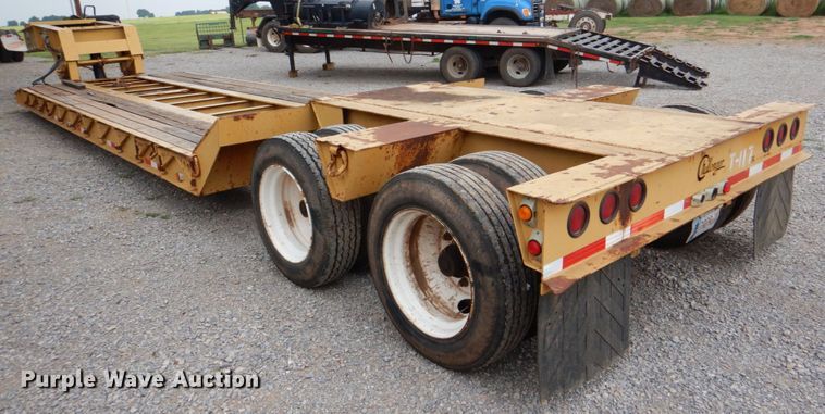 image for item DL0518 2010 Witzco Challenger RG35  lowboy equipment trailer