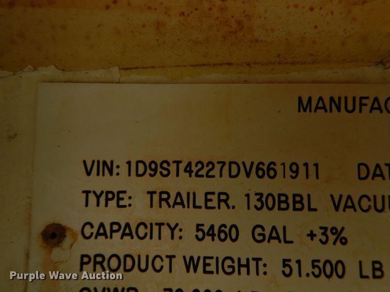 image for item DM3884 2013 Dragon Products  tank trailer