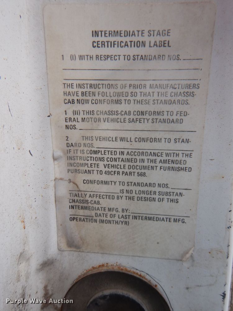 image for item DM6326 1996 Chevrolet Kodiak  propane truck