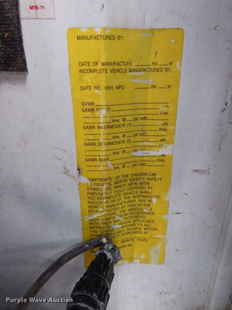 image for item DM6326 1996 Chevrolet Kodiak  propane truck