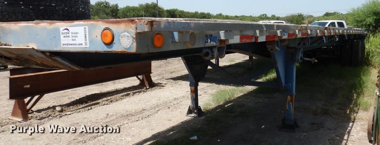 image for item DM6329 1991 Lufkin  flatbed trailer