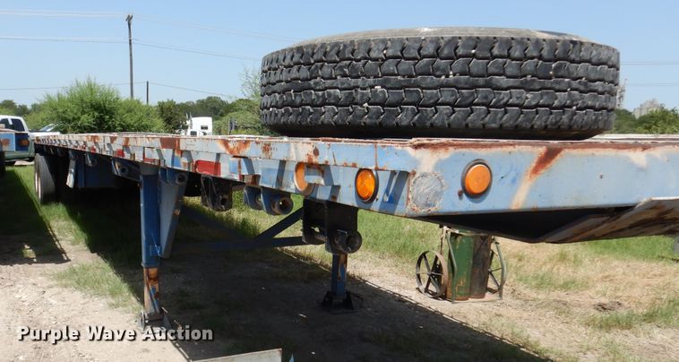 image for item DM6329 1991 Lufkin  flatbed trailer