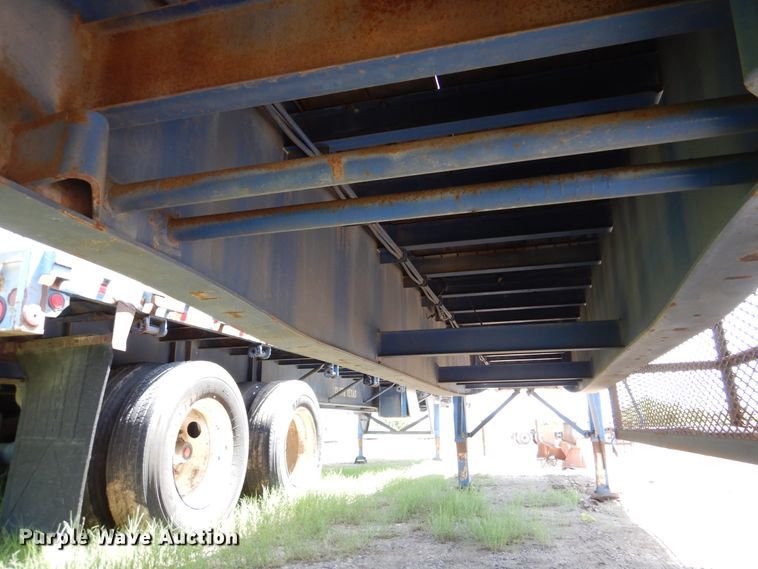 image for item DM6329 1991 Lufkin  flatbed trailer