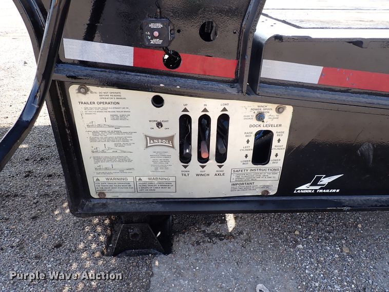image for item DN1782 2008 Landoll 410B  tilt deck equipment trailer