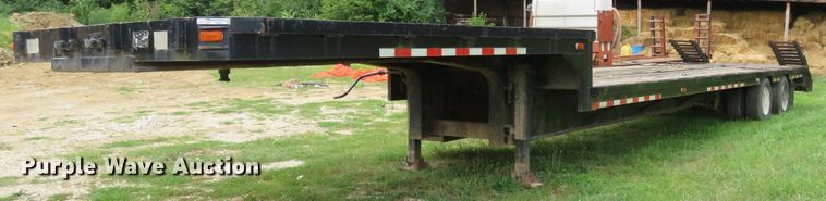 image for item FP9352 1973 Transcraft DT-20-43  drop deck equipment trailer