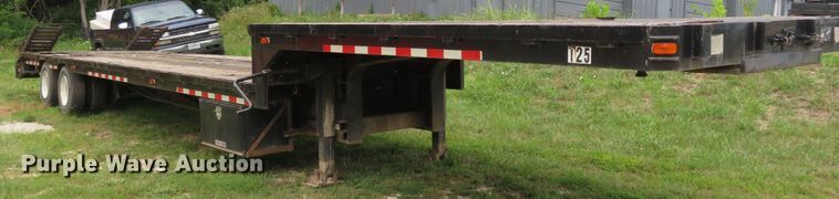 image for item FP9352 1973 Transcraft DT-20-43  drop deck equipment trailer