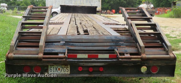 image for item FP9352 1973 Transcraft DT-20-43  drop deck equipment trailer