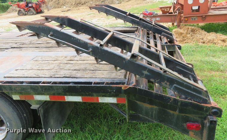 image for item FP9352 1973 Transcraft DT-20-43  drop deck equipment trailer