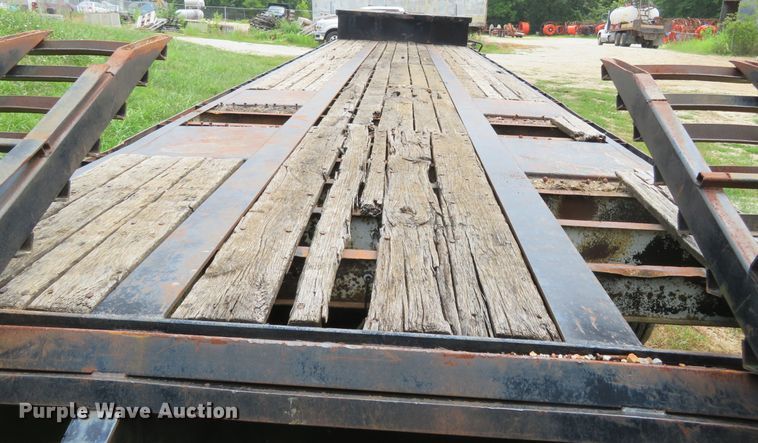 image for item FP9352 1973 Transcraft DT-20-43  drop deck equipment trailer