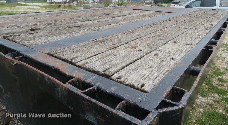 image for item FP9352 1973 Transcraft DT-20-43  drop deck equipment trailer