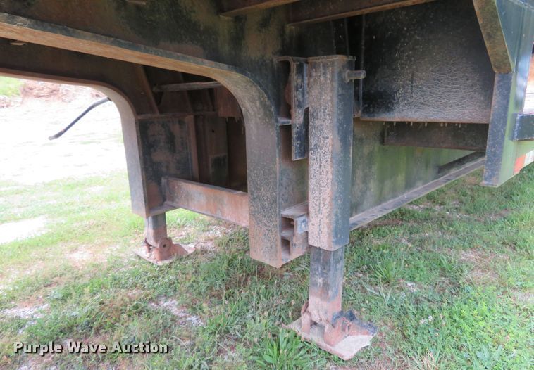 image for item FP9352 1973 Transcraft DT-20-43  drop deck equipment trailer