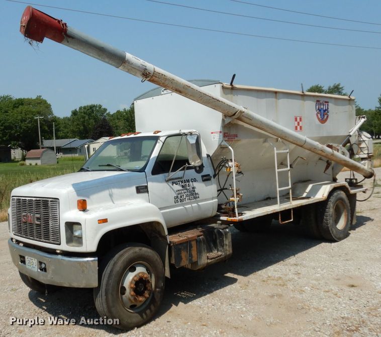 image for item II9679 1998 GMC C7500  feed delivery truck