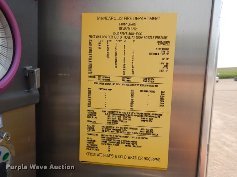 image for item IN9819 2004 Spartan 60DDEC  quint ladder fire truck