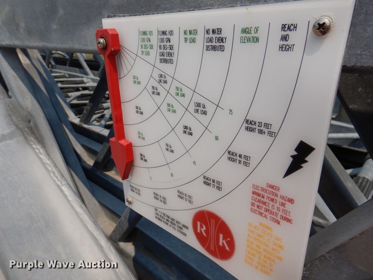 image for item IN9819 2004 Spartan 60DDEC  quint ladder fire truck