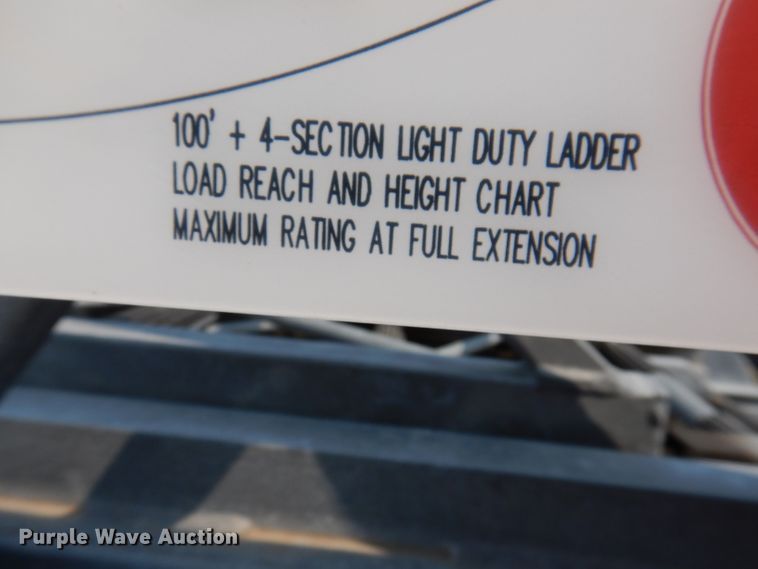 image for item IN9819 2004 Spartan 60DDEC  quint ladder fire truck