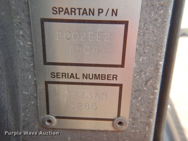 image for item IN9819 2004 Spartan 60DDEC  quint ladder fire truck